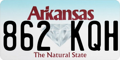 AR license plate 862KQH