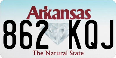 AR license plate 862KQJ
