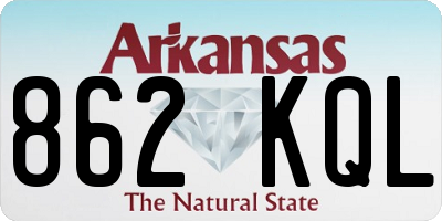 AR license plate 862KQL
