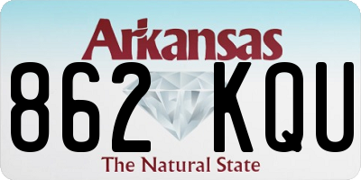 AR license plate 862KQU