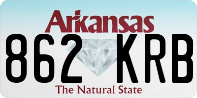AR license plate 862KRB