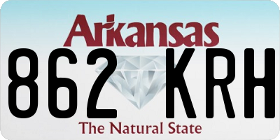 AR license plate 862KRH