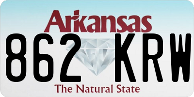 AR license plate 862KRW