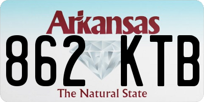 AR license plate 862KTB