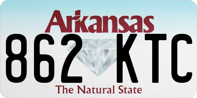 AR license plate 862KTC