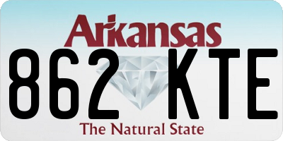AR license plate 862KTE