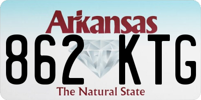 AR license plate 862KTG