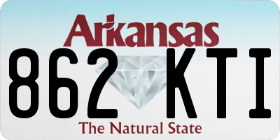 AR license plate 862KTI