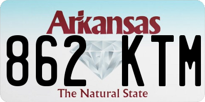 AR license plate 862KTM