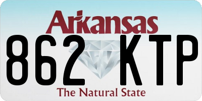 AR license plate 862KTP
