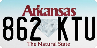 AR license plate 862KTU