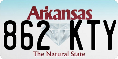 AR license plate 862KTY