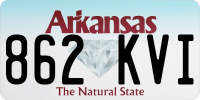 AR license plate 862KVI
