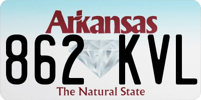 AR license plate 862KVL