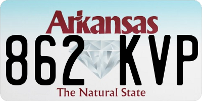 AR license plate 862KVP
