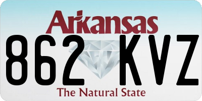 AR license plate 862KVZ