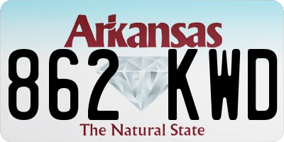 AR license plate 862KWD
