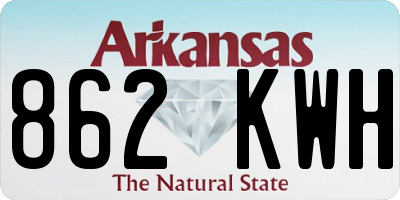 AR license plate 862KWH