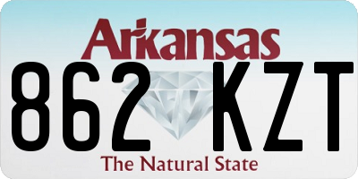 AR license plate 862KZT