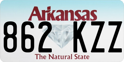 AR license plate 862KZZ