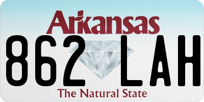 AR license plate 862LAH