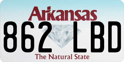 AR license plate 862LBD