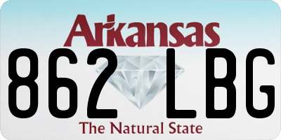 AR license plate 862LBG