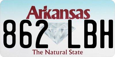 AR license plate 862LBH