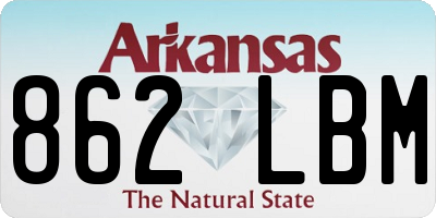 AR license plate 862LBM