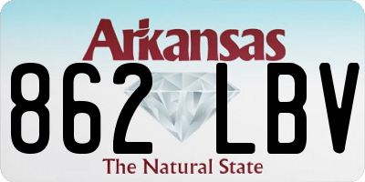 AR license plate 862LBV