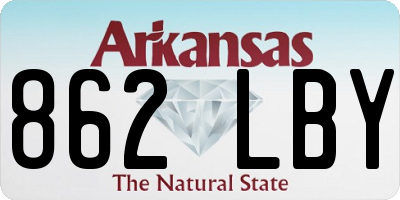 AR license plate 862LBY
