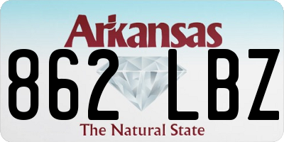AR license plate 862LBZ