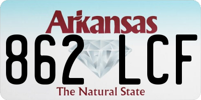 AR license plate 862LCF