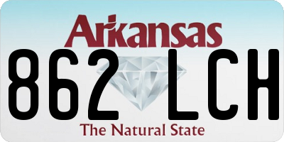 AR license plate 862LCH