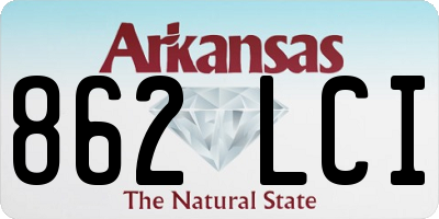 AR license plate 862LCI