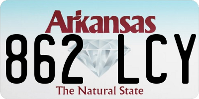 AR license plate 862LCY