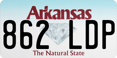 AR license plate 862LDP
