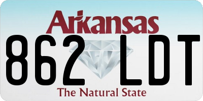AR license plate 862LDT