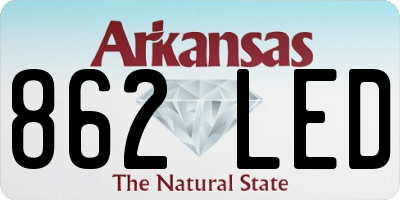 AR license plate 862LED