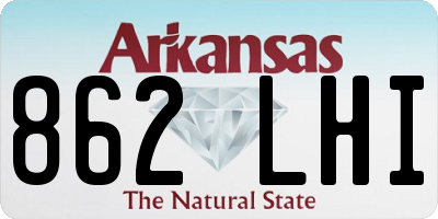 AR license plate 862LHI