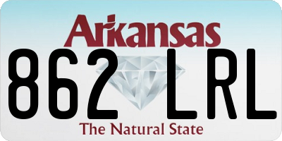 AR license plate 862LRL