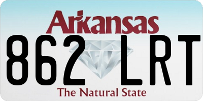 AR license plate 862LRT