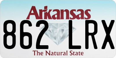 AR license plate 862LRX