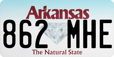 AR license plate 862MHE