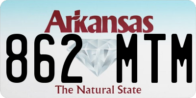 AR license plate 862MTM