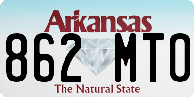 AR license plate 862MTO