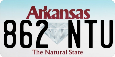 AR license plate 862NTU