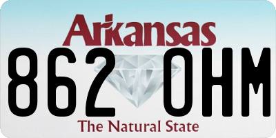 AR license plate 862OHM