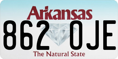 AR license plate 862OJE