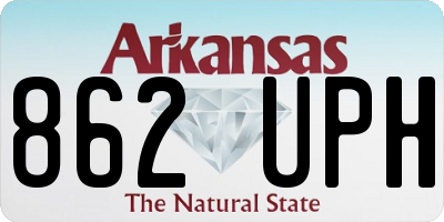 AR license plate 862UPH